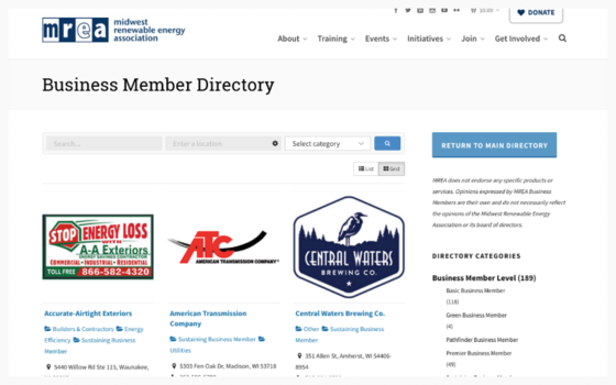 NEW MREA Business Member Directory