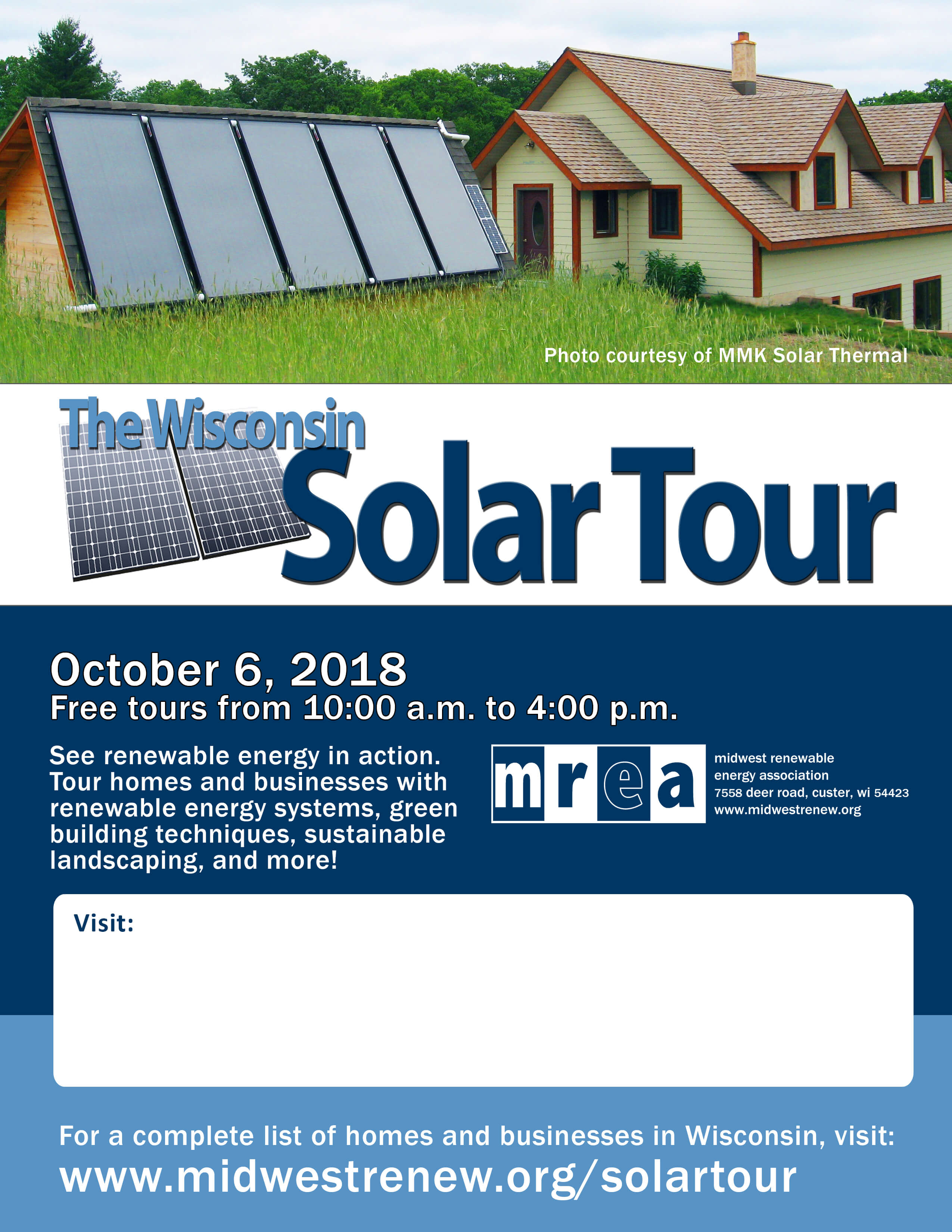 2018 wisconsin solar tour host site information resources
