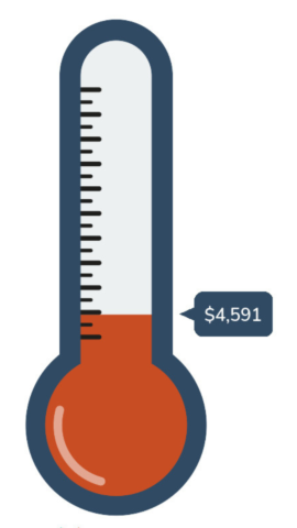 Rise Up Giving Thermometer