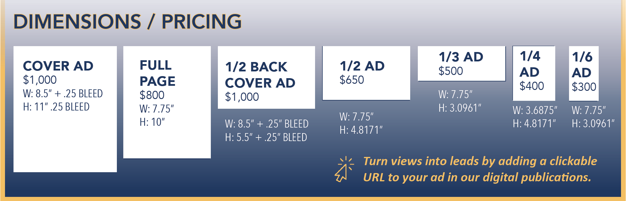 Advertising Dimensions
